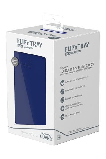 Ultimate Guard Flip`n`Tray 100+ XenoSkin Monocolor Blau