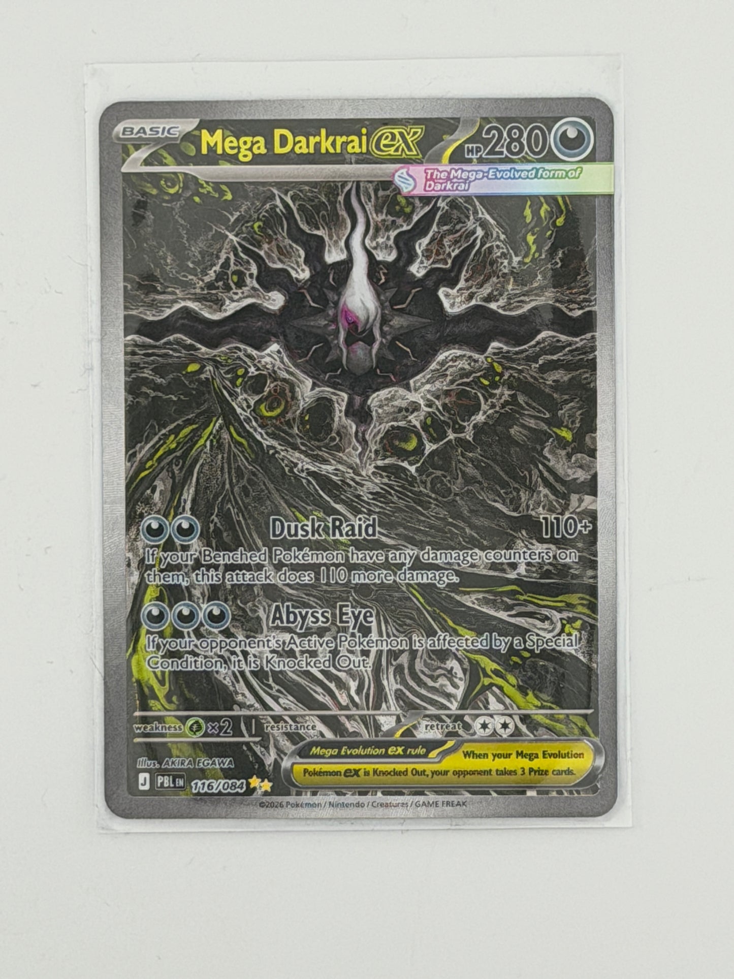 Mega Darkrai ex PBL 116 PitchBlack - english -